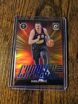 Nikola Jokic Express Lane Blue Holo /85 Panini Optic Basketball 2025 Nuggets