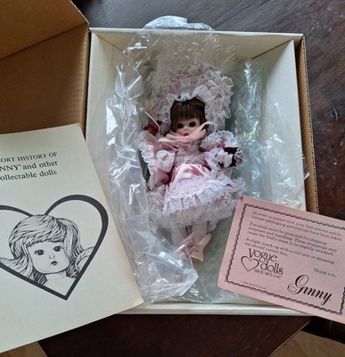 Vintage 1984 Vogue Ginny Porcelain Doll 9''original box Ltd. Ed. Made By Shaders