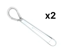 Fox Run Stainless Steel 8-Inch Flat Coil Whisk (2-Pack)