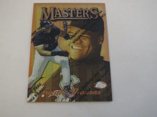 1992 TOPPS FINEST MASTERS FRANK THOMAS BASEBALL CARD WHITESOX NO. 29
