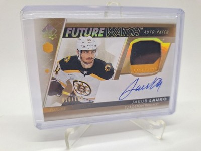 2022-23 SP AUTHENTIC JAKUB LAUKO FUTURE WATCH AUTO PATCH 010/100 #FWAP-JL
