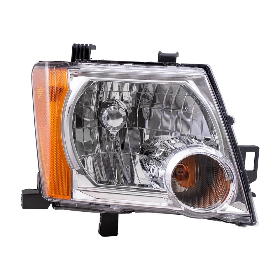 Headlight For 2005-2015 Xterra w/ Chrome Bezel Exc S/X Models Set 26010EA025 - Imagem 2 de 4