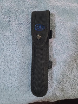 Colt 175th Anniv. Embroidered Logo Fixed Blade Dagger Dirk Boot Knife Sheath