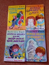 4x Horrid Henry Reading  Books