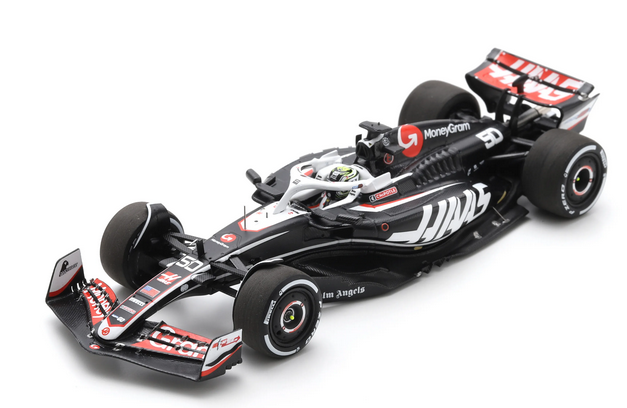 1:43 Spark S9563 Oliver Bearman Haas VF-24 #50 10th Azerbaijan GP Formula 1 2024