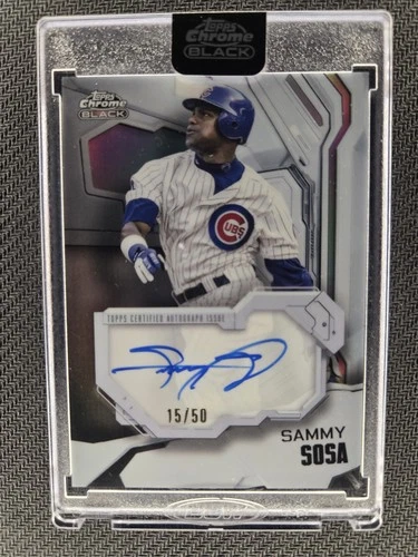 2026 Topps Chrome Black Sammy Sosa Ivory Autographs (RAW)