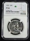 1957 franklin half dollar PR66 NGC #4626