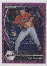 2021 Panini Prizm Draft Picks Pink Velocity Prizm Tanner Bibee #PDP156 0o1