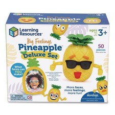 Learning Resources Feelings Pineapple Deluxe Set, Yellow/Green/Orange, 50 Pieces