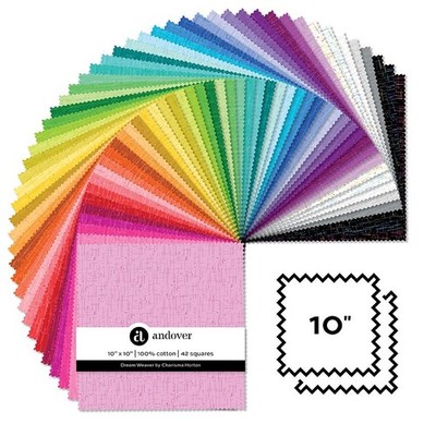 Dream Weaver 10'' Fabric Squares Layer Cake by Charisma Horton for Andover