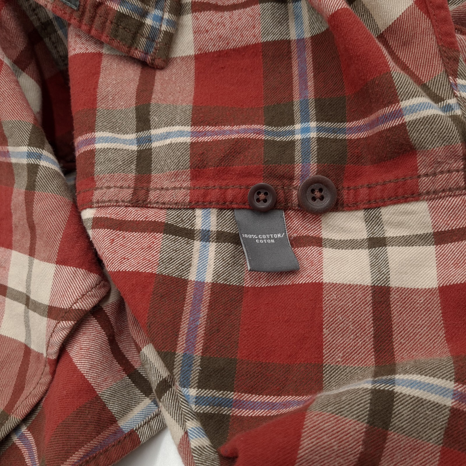 Vintage Abercrombie & Fitch Hemd Herren Lumberjack Flanell Langärmelig