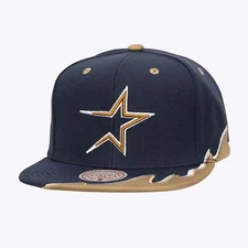 Mens Mitchell & Ness MLB RISING TIDE SNAPBACK COOP ASTROS