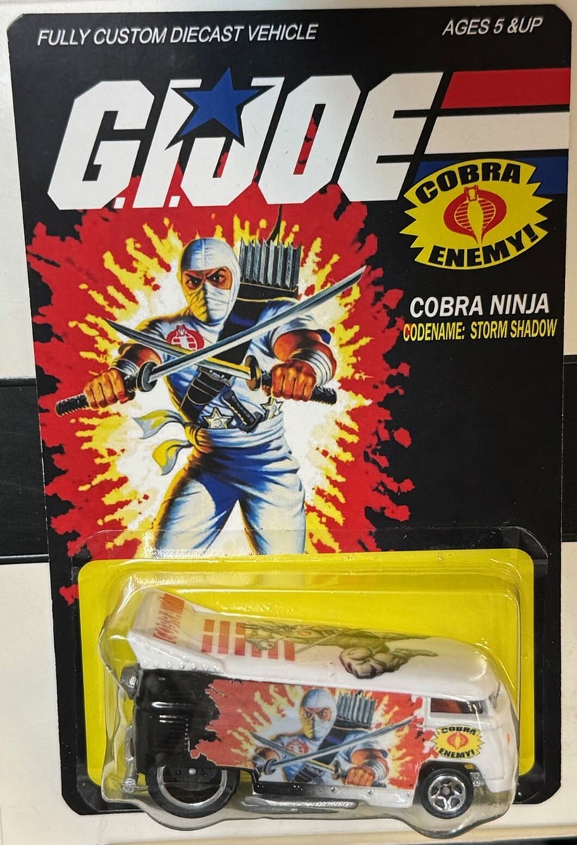 Hot Wheels VW Drag Bus Cobra Ninja GI Joe by Night Stalker Customs