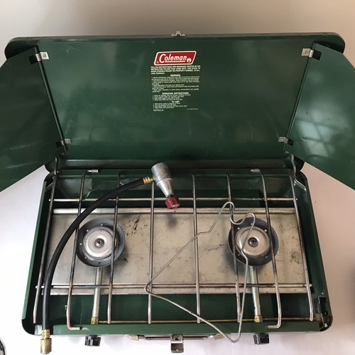 Vintage Coleman 1982 (2) Burner Propane Camp Stove 5400 A 700 eBay