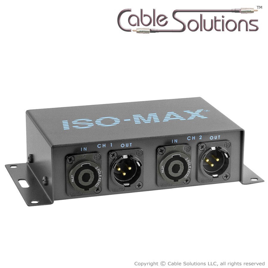 Jensen Transformers SP-2SX Stereo Speaker to Line Audio Converter