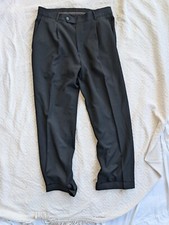 Hugo Boss Dr Hook US Single Pleat Dress Pants Slacks Men's 34 29 Cuffed Hem