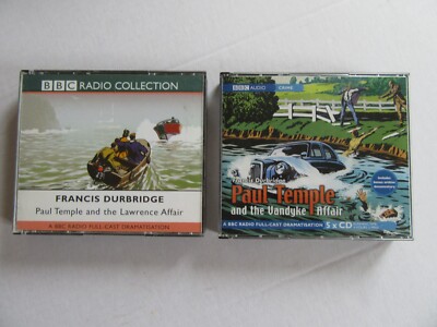 Francis Durbridge BBC Full Cast Audio CD - Paul Temple Lawrence / Vandyke Affair