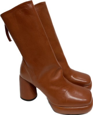 Halmanera Elsa 06 Baron Ankle Boot Faggio 10Cm Heel 3Cm Plateau
