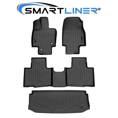 SMARTLINER Floor Mats 2 Row Cargo Liner TPE 2020-2025 Toyota Highlander Hybrid