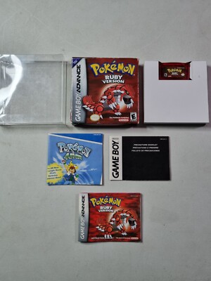 Pokemon Ruby Version (Nintendo Gameboy Advance, 2003) Game CIB Authentic TESTED