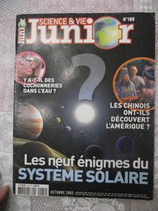 Science Et Vie Junior N 169 Oct 03 Les 9 Enigmes Du Systeme Solaire Ebay
