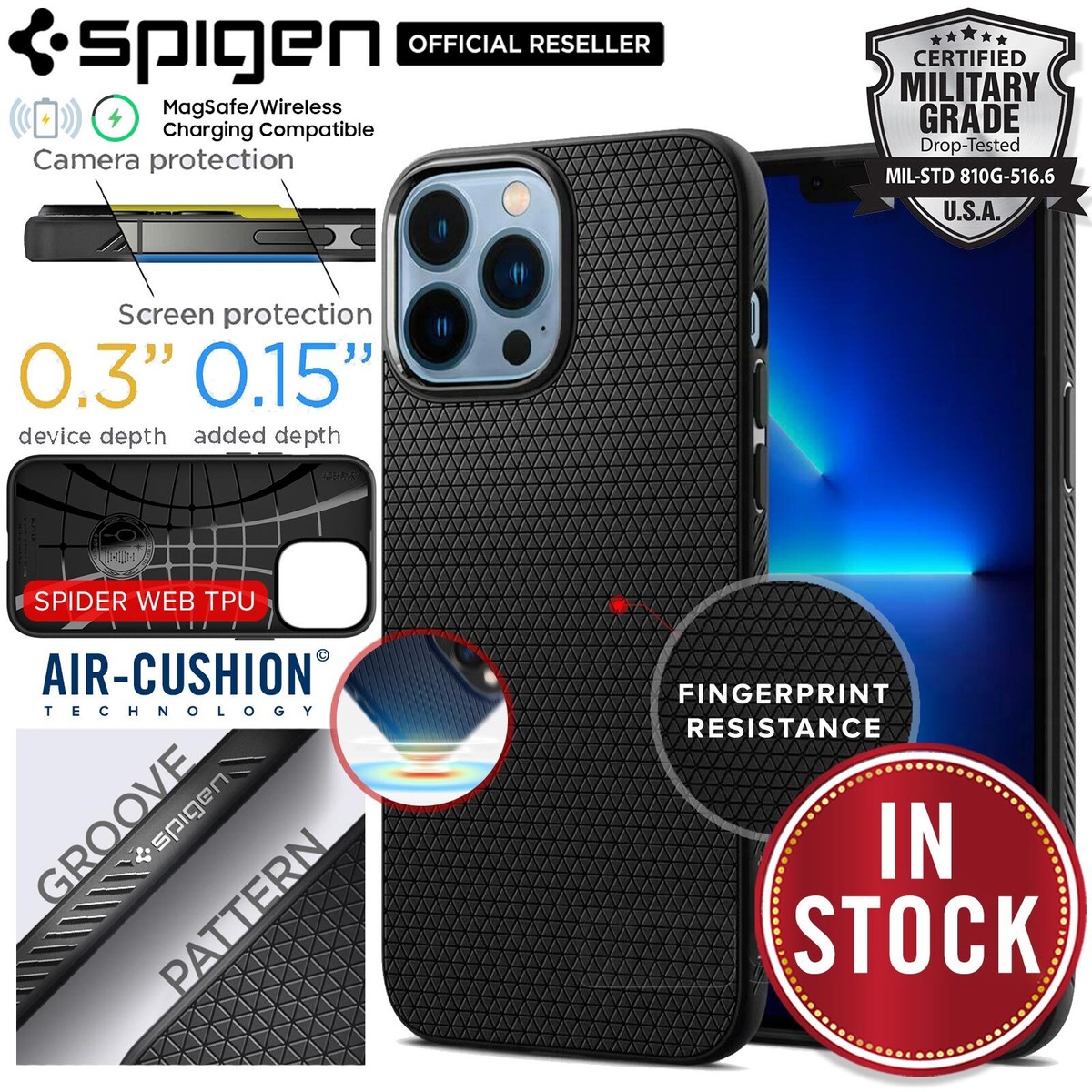 For Apple iPhone 13 12 11 Pro Max mini XS XR X Case SPIGEN Liquid
