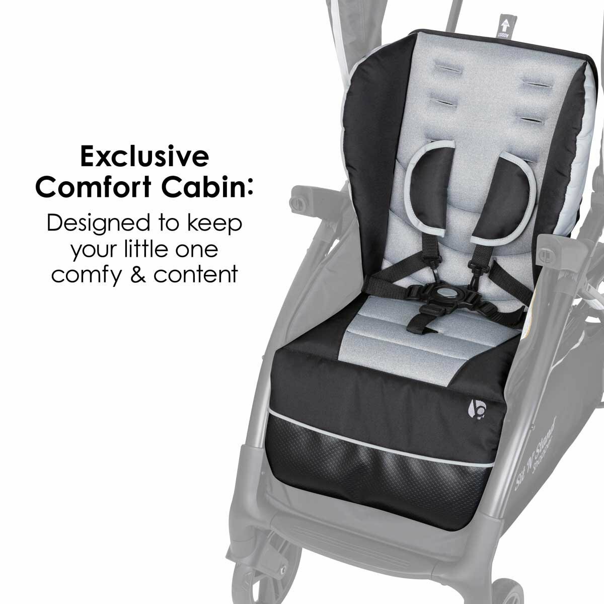 sit n stand 5 in 1 shopper travel system
