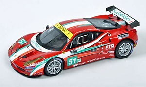Ferrari 458 Italia GT2 Hot Wheels 1:43, réplique de collection haute précision des 24h du Mans