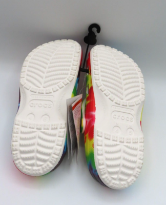 Crocs Classic Solar Rainbow Clogs Tie Dye MULTI US Men's 4 Women's