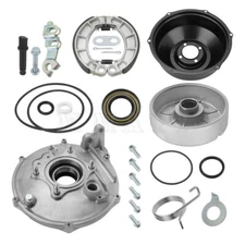 Rear Brake Drum Hub Plate Cover Kit for Honda TRX420FE FM FPE FPM TE TM Rancher 