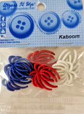 Dress It Up Kaboom Embellishment - Jumbo Fireworks Flat Backed 110 4th of July