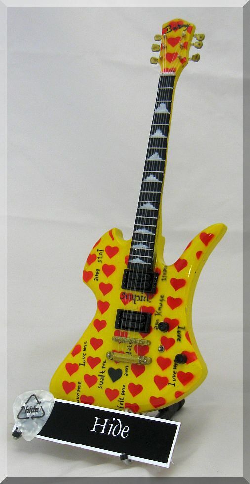 X-Japan HIDE Miniature Guitar Fernandes w/ Guitar Pick | eBay X-Japan HIDE Miniature Guitar Fernandes w/ Guitar Pick | eBay