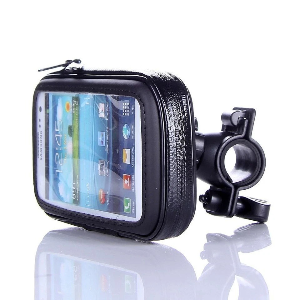 Bicycle Bike Mount Holder Cycle Case for All Mobile Cell Phone Cover Waterproof - Image 3 of 4