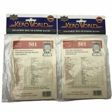 Kerosun Moonlighter (Pre H) Wick,     TWO WICKS     KeroWorld 501 Wicks, Omni 15