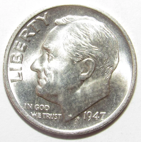 1947 S Roosevelt Dime CH BU (Q120)