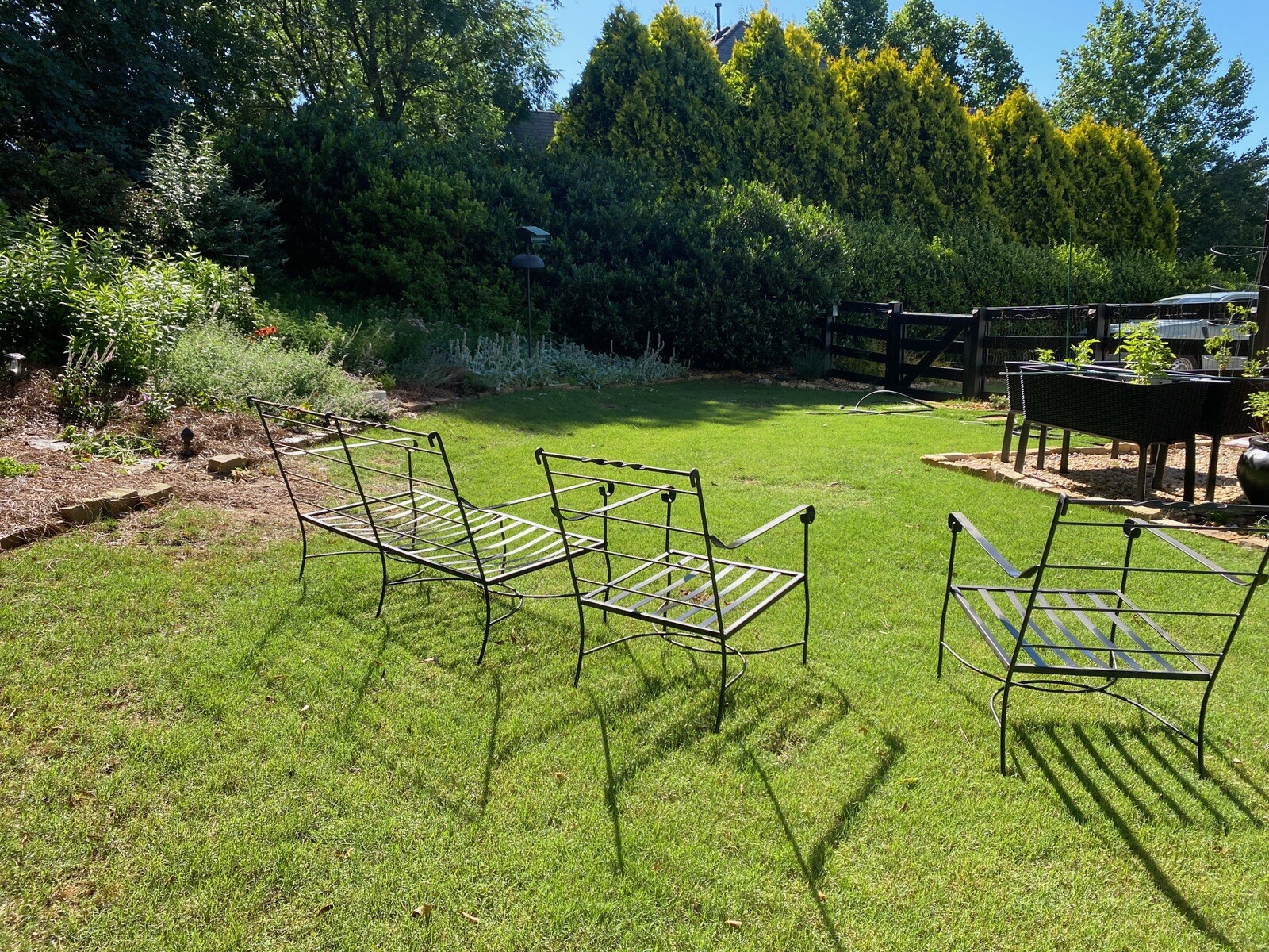 used outdoor patio furniture set eBay