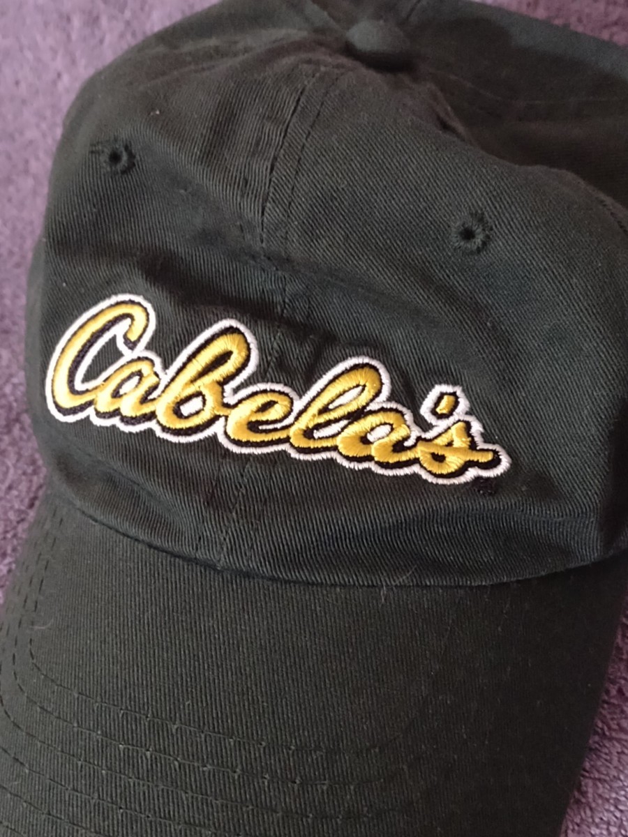 CABELA'S World's Foremost Outfitter Hat Green Strap Back Baseball
