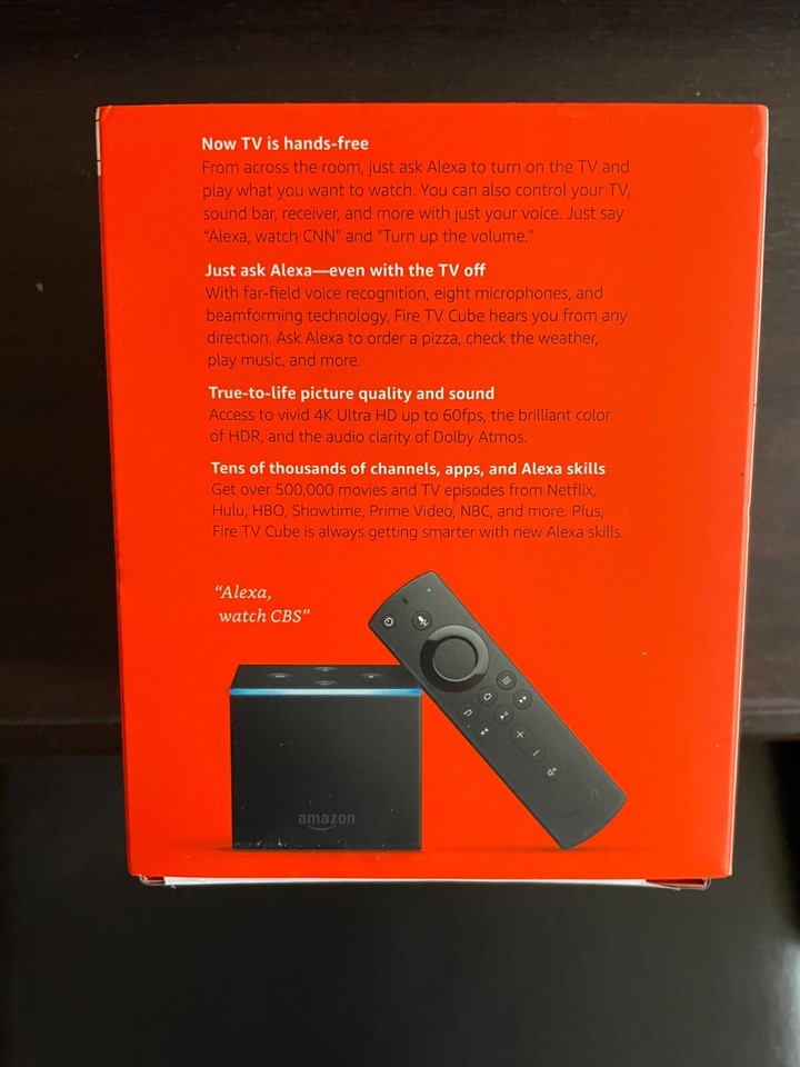 Amazon Fire TV Cube 2nd Gen A78V3N 4K HDR Streaming Media with Alexa (MINT) eBay