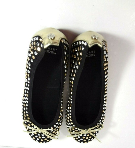Stuart Weitzman Ballet Flat Shoes  Fannie Tara Embellished Children Size 3  Shoe - Picture 2 of 12