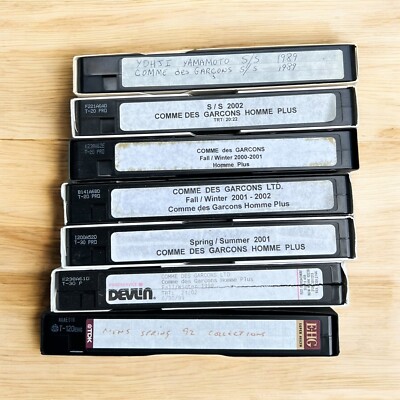 Vintage COMME DES GARÇONS VHS Fashion Collection Video - Main Image