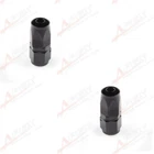 USA 2pcs 8AN AN8 AN-8 STRAIGHT SWIVEL OIL FUEL GAS LINE HOSE END ADAPTOR BLACK
