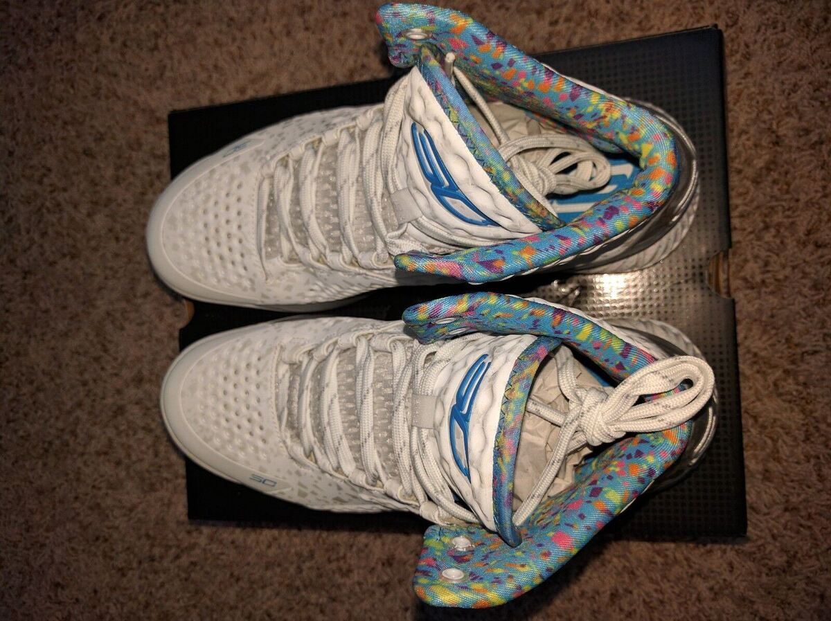 Under Armour Curry 1 Splash Party PE UA One White Birthday Under Armour Curry 1 Splash Party PE UA One White Birthday