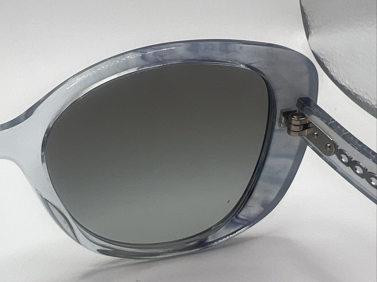 Coach HC8322 C6183 sunglasses transparent blue ombré frame tinted gradient Coach C6183 HC8322 51203B Sunglasses Women main image 4
