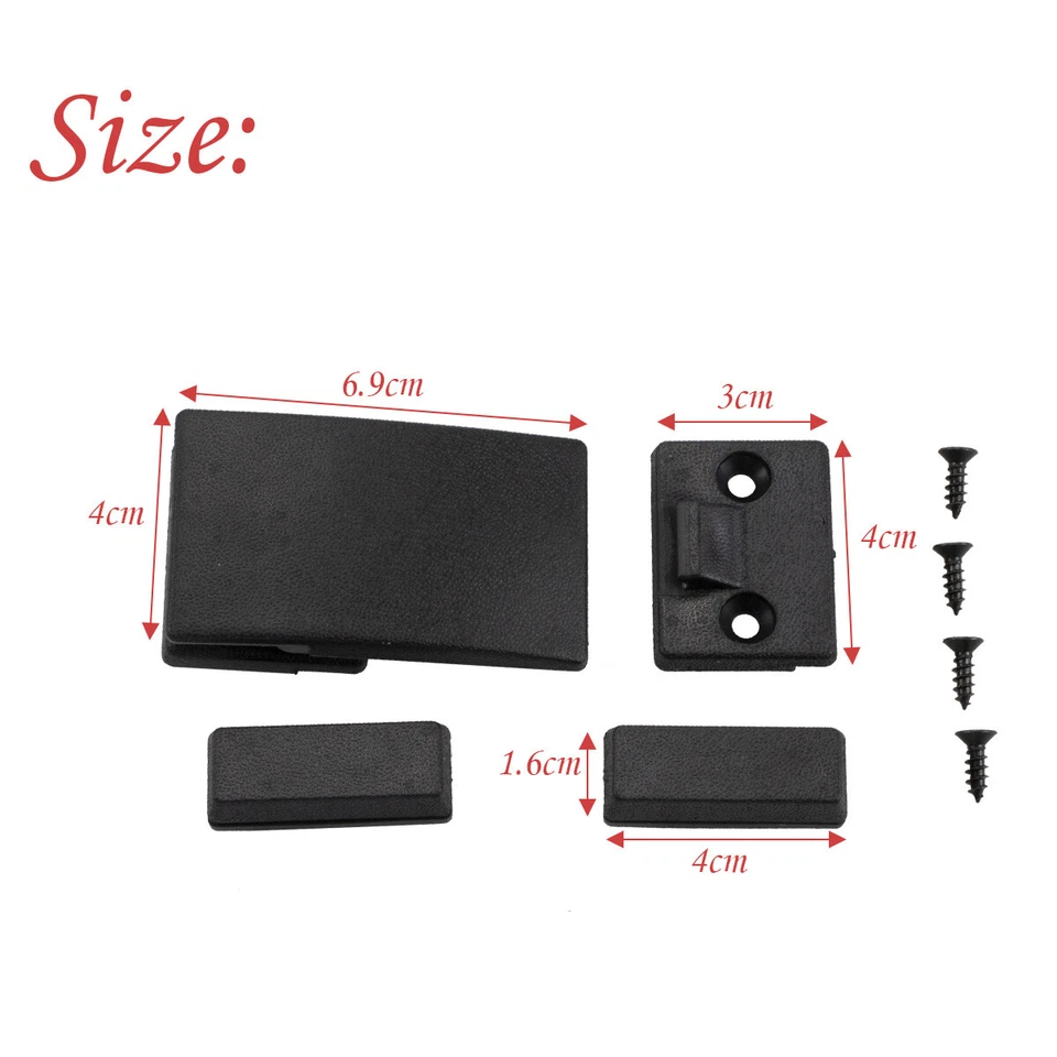 Cerradura de pestillo de ventana corredera trasera para Nissan 720 1984-1986 D21 carrocería rígida 1986-1994 Foto 2 de 4