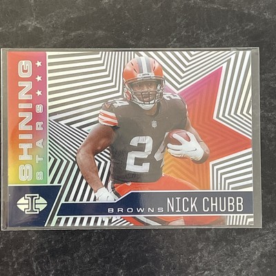 2021 Panini Illusions - Shining Stars Sapphire #SS-5 Nick Chubb