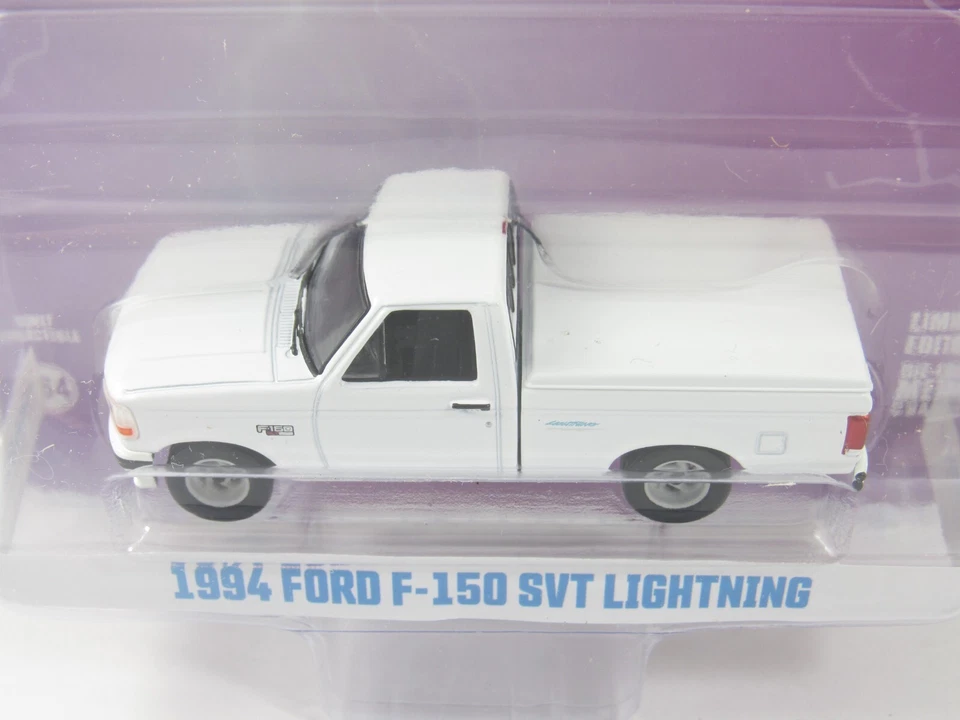 2024 Greenlight 1:64 Hobby Exclusive: White 1994 FORD F-150 F150 SVT LIGHTNING - Image 4 of 4