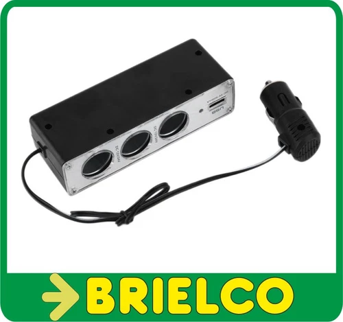FLOOR POWER SUPPLY SOCKET CIGARETTE LIGHTER CAR AUTO 3 SOCKETS SOCKET