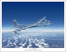 B-36 Peacemaker "Carry A Big Stick" Aviation Art Print - 11" x 14"