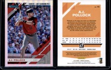 2019 Donruss Baseball Career Stat Line #75 A.J. Pollock /467