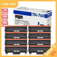TN760 Toner Cartridges For Brother TN730 DCP-L2550DW HL-L2390DW HL-L2395DW Lot